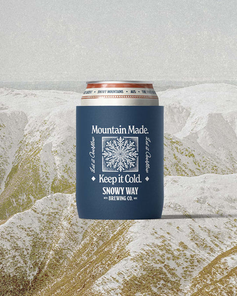 Snowy Way Stubby Cooler