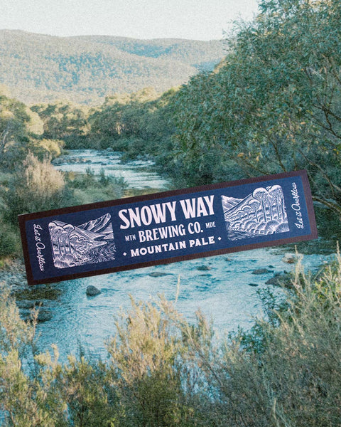 Snowy Way Mini Bar Mat