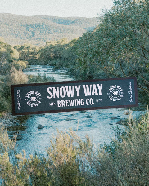 Snowy Way Mini Bar Mat