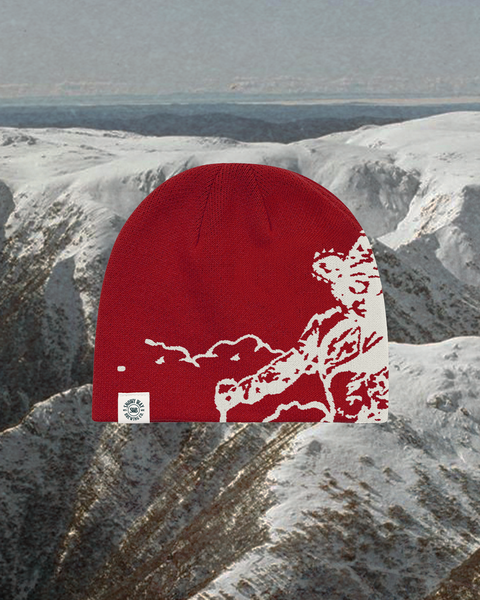 Retro Ski Cowboy - Red